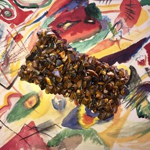 Tigers eye chip strand bracelet 😘❤️